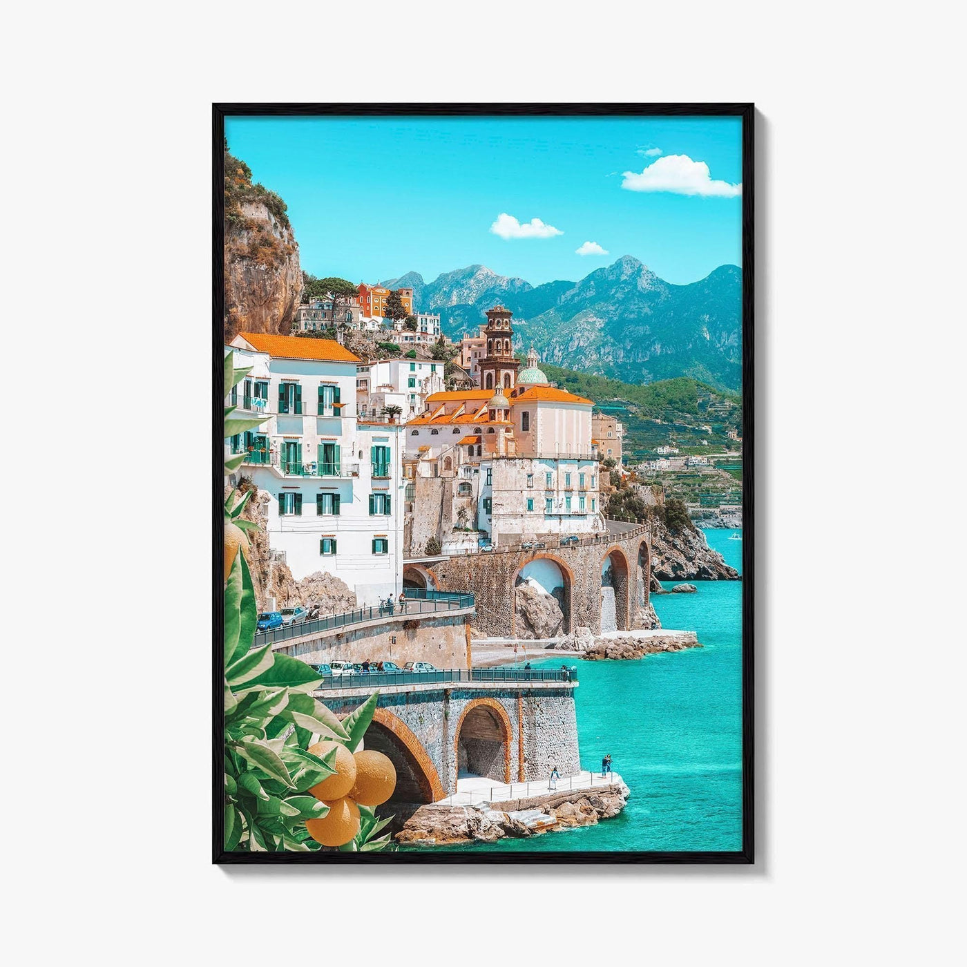 Amalfi Fine Art Photo Print, Italy, Campania, Mediterranean Coast, Lemons, Wall Poster