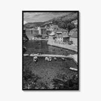 Dubrovnik Black and White Fine Art Photo Print, Old Town Croatia Poster