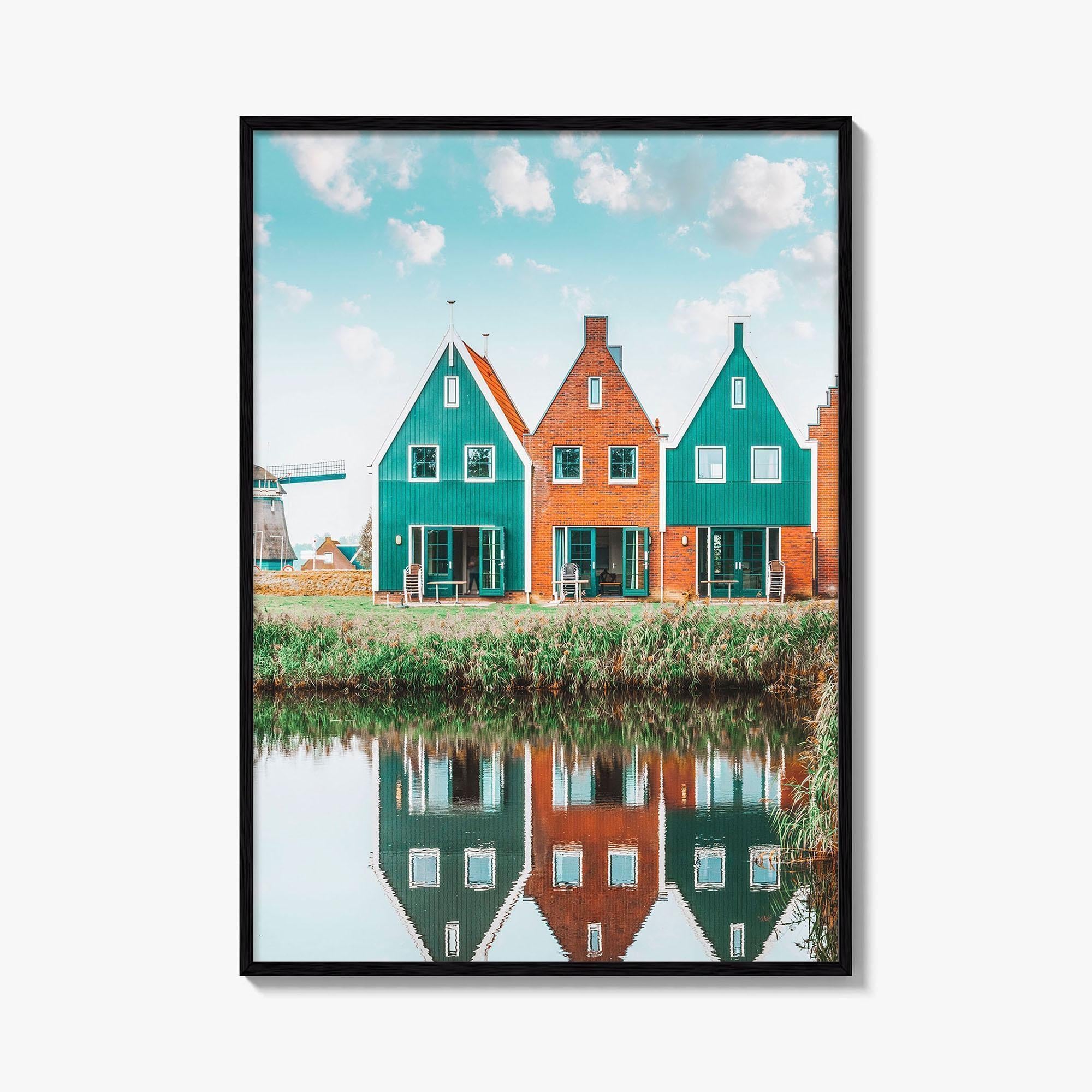 Volendam Fine Art Photo Print, North Holland Netherlands Wall Decor Poster