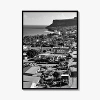 Rota Black and White Fine Art Photo Print, Song Song Village Northern Mariana Poster