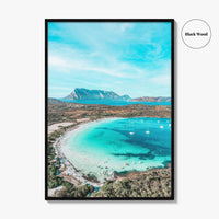 Sardinia Fine Art Photo Print, Cala Brandinchi, Tavolara Island, San Teodoro Italy, Beach Poster