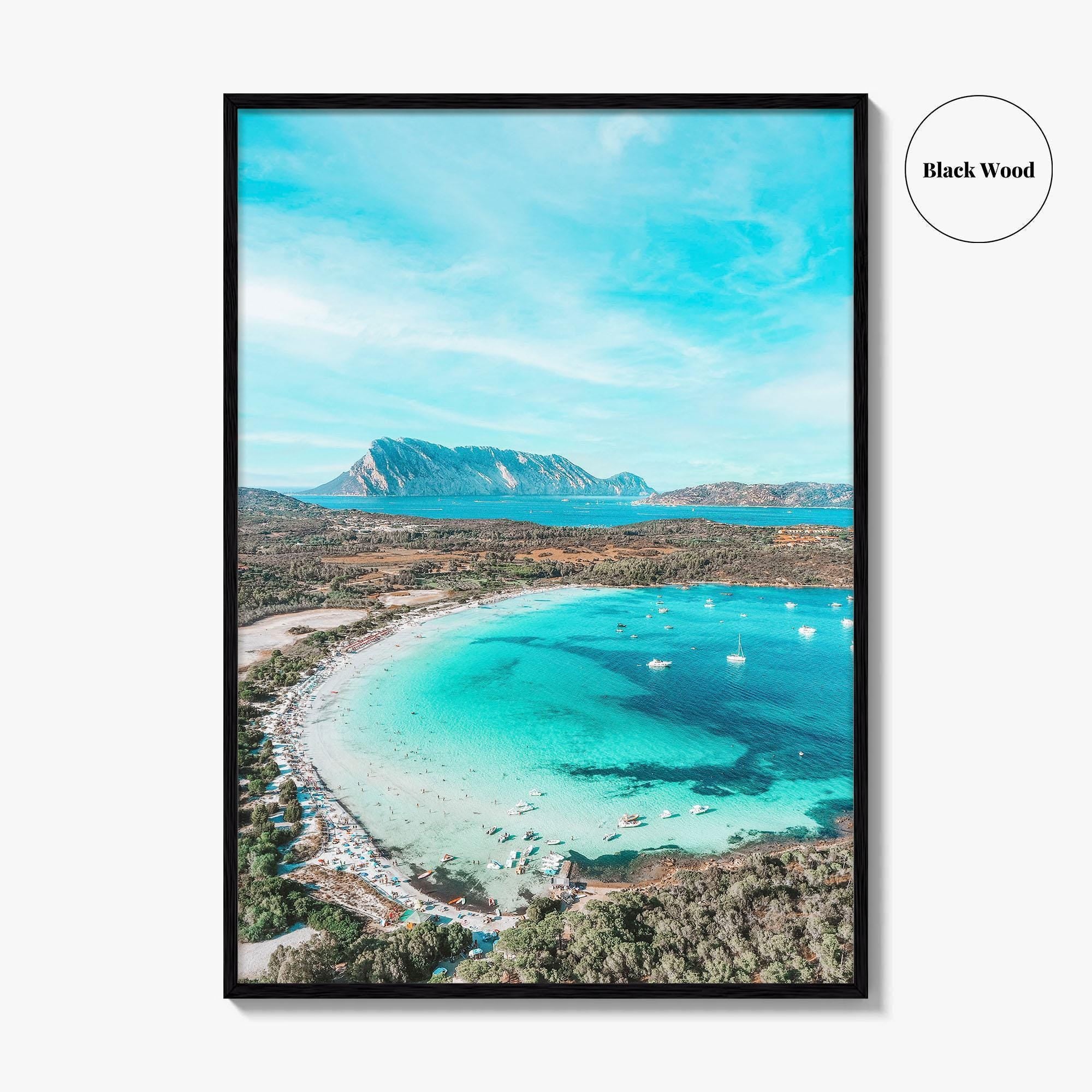 Sardinia Fine Art Photo Print, Cala Brandinchi, Tavolara Island, San Teodoro Italy, Beach Poster