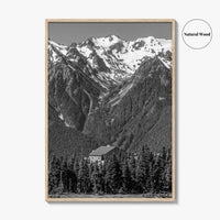 Olympic National Park Black and White Fine Art Photo Print, Hurricane Ridge, Washington, USA