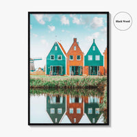 Volendam Fine Art Photo Print, North Holland Netherlands Wall Decor Poster