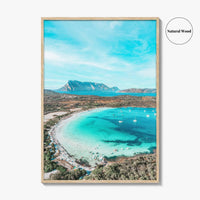 Sardinia Fine Art Photo Print, Cala Brandinchi, Tavolara Island, San Teodoro Italy, Beach Poster