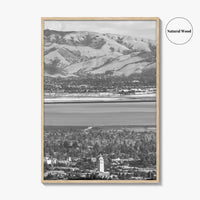 Palo Alto Black and White Fine Art Photo Print, Silicon Valley, California Poster