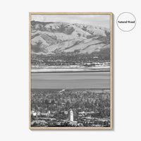 Palo Alto Black and White Fine Art Photo Print, Silicon Valley, California Poster