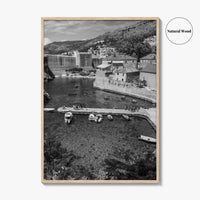 Dubrovnik Black and White Fine Art Photo Print, Old Town Croatia Poster
