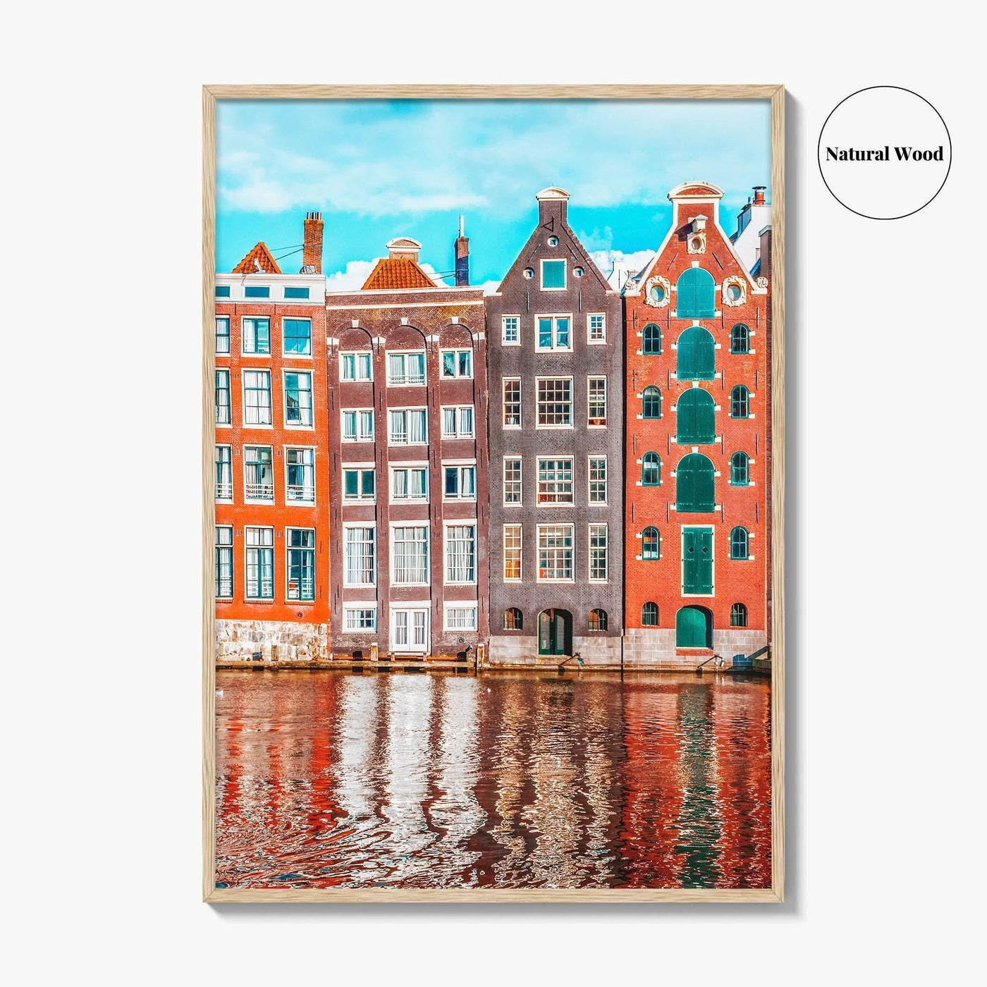 Amsterdam Fine Art Photo Print, Netherlands Wall Art Poster, Canal Houses