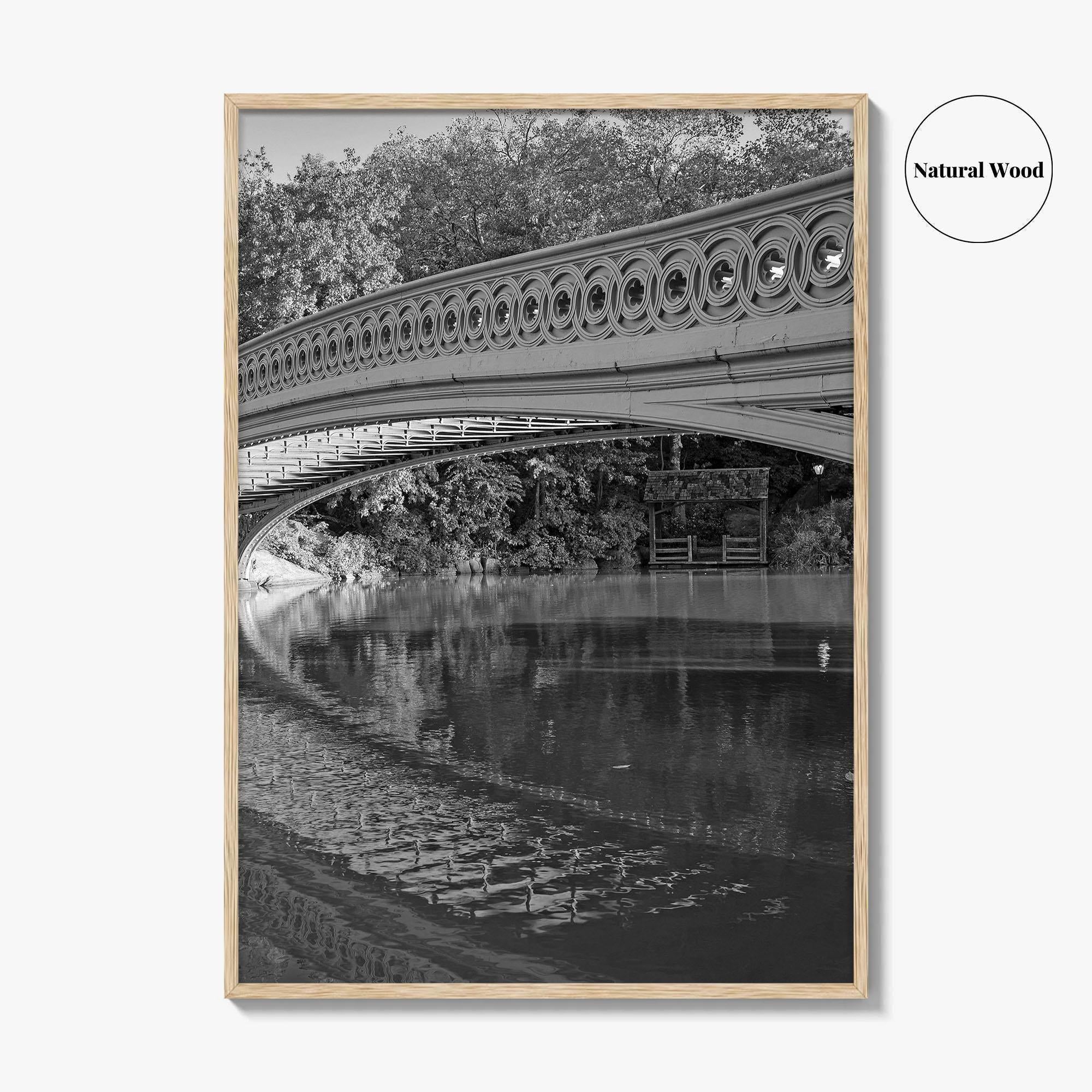 Central Park Black and White Fine Art Photo Print, New York City Wall Poster