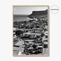 Rota Black and White Fine Art Photo Print, Song Song Village Northern Mariana Poster
