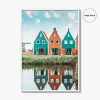 Volendam Fine Art Photo Print, North Holland Netherlands Wall Decor Poster