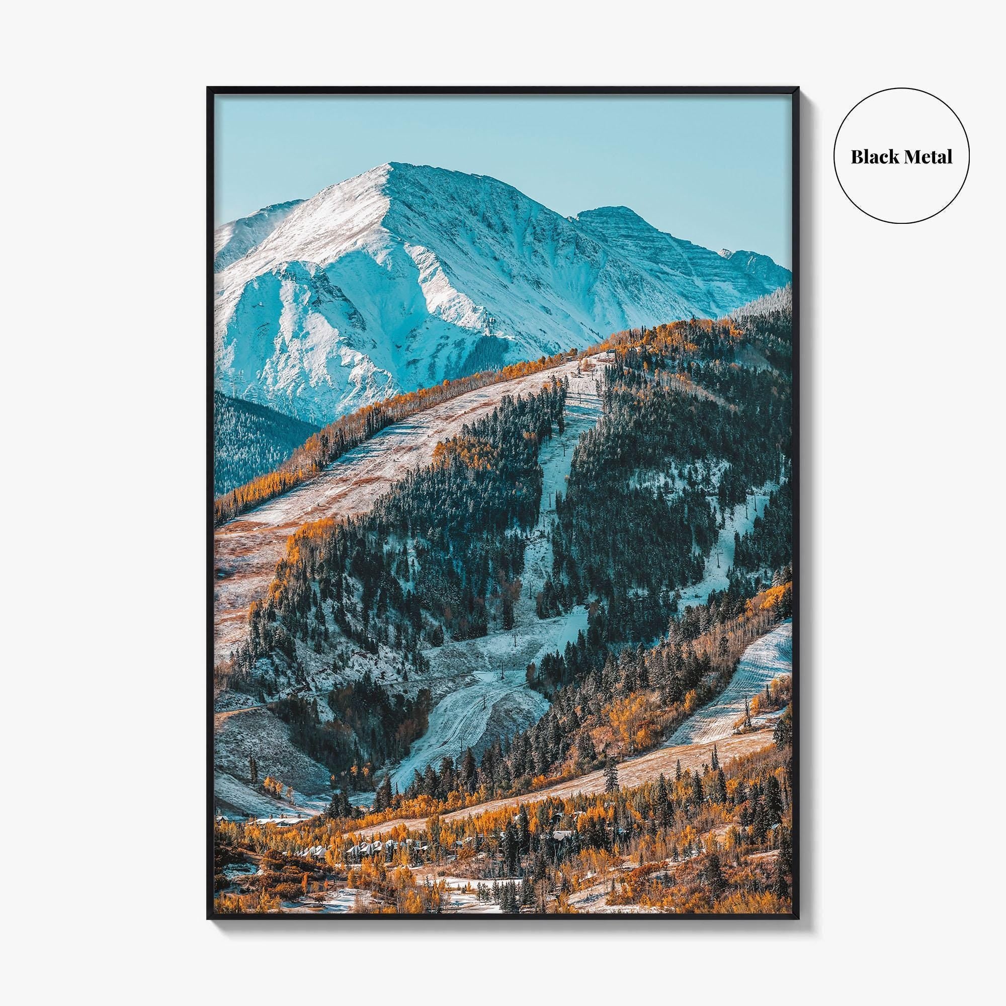 Aspen Fine Art Photo Print, Colorado, Buttermilk, Highlands, Ski Slope, Rocky Mountains, Poster