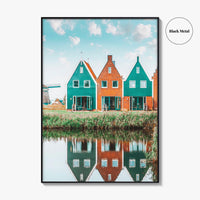 Volendam Fine Art Photo Print, North Holland Netherlands Wall Decor Poster