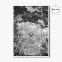 Orlando Black and White Fine Art Photo Print, Orlando Eye, Florida Poster, USA