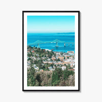 Astoria Oregon Fine Art Photo Print, Megler Bridge, Columbia River, Wall Decor, USA