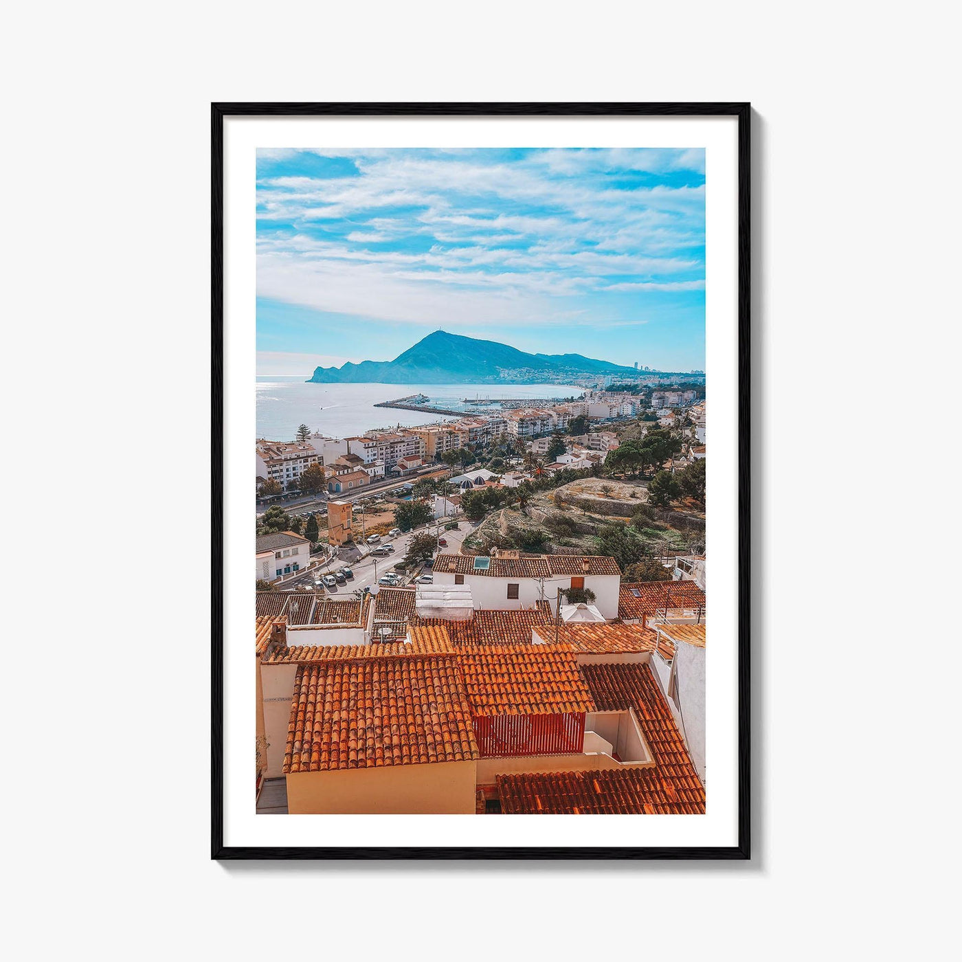 Altea Skyline Fine Art Photo Print, Alicante, Costa Blanca Spain Wall Decor Poster