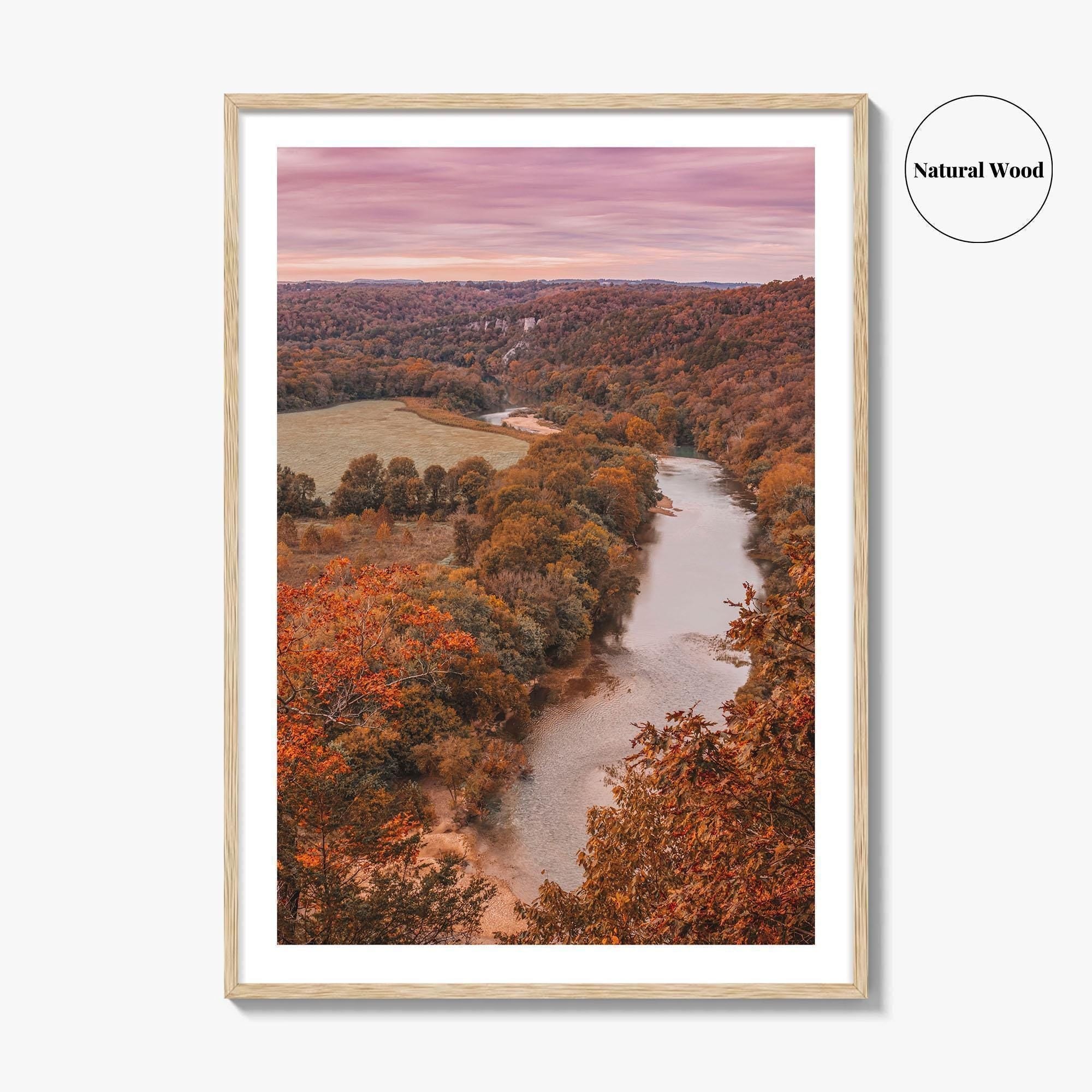 Buffalo National River Arkansas Fine Art Photo Print, Tyler's Bend, Ozarks Wall Poster