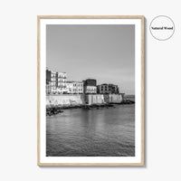 Syracuse Italy Black and White Fine Art Photo Print, Siracusa Sicily Ortigia Wall Poster