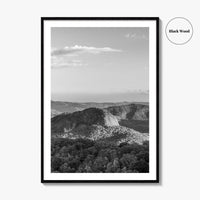 Pisgah National Forest Black and White Fine Art Photo Print, Looking Glass Rock, NC