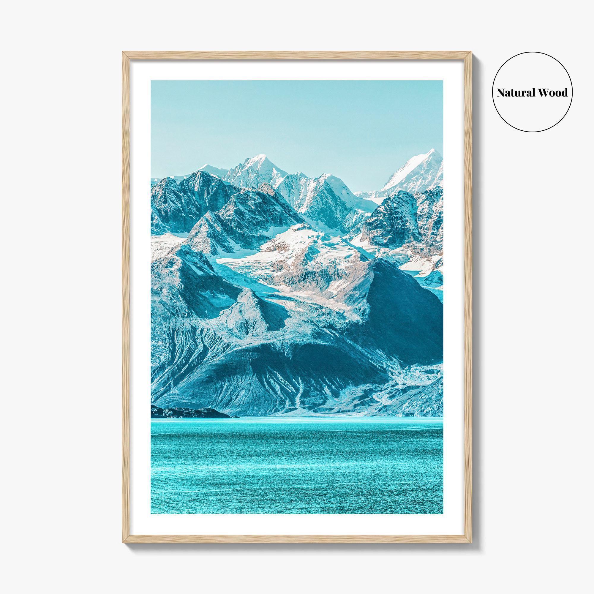 Alaska Fine Art Photo Print, Glacier Bay National Park, USA Landscape Wall Poster