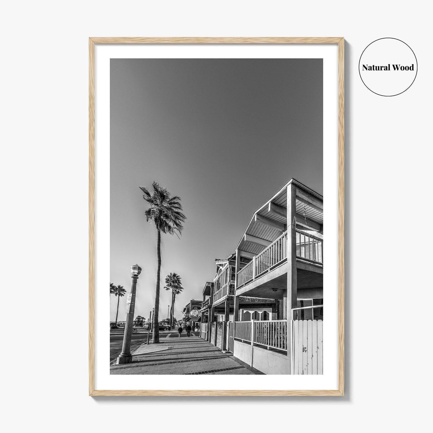 Newport Beach Black and White Fine Art Photo Print, Orange County, California Coastal Poster