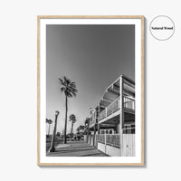 Newport Beach Black and White Fine Art Photo Print, Orange County, California Coastal Poster
