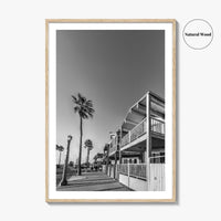 Newport Beach Black and White Fine Art Photo Print, Orange County, California Coastal Poster