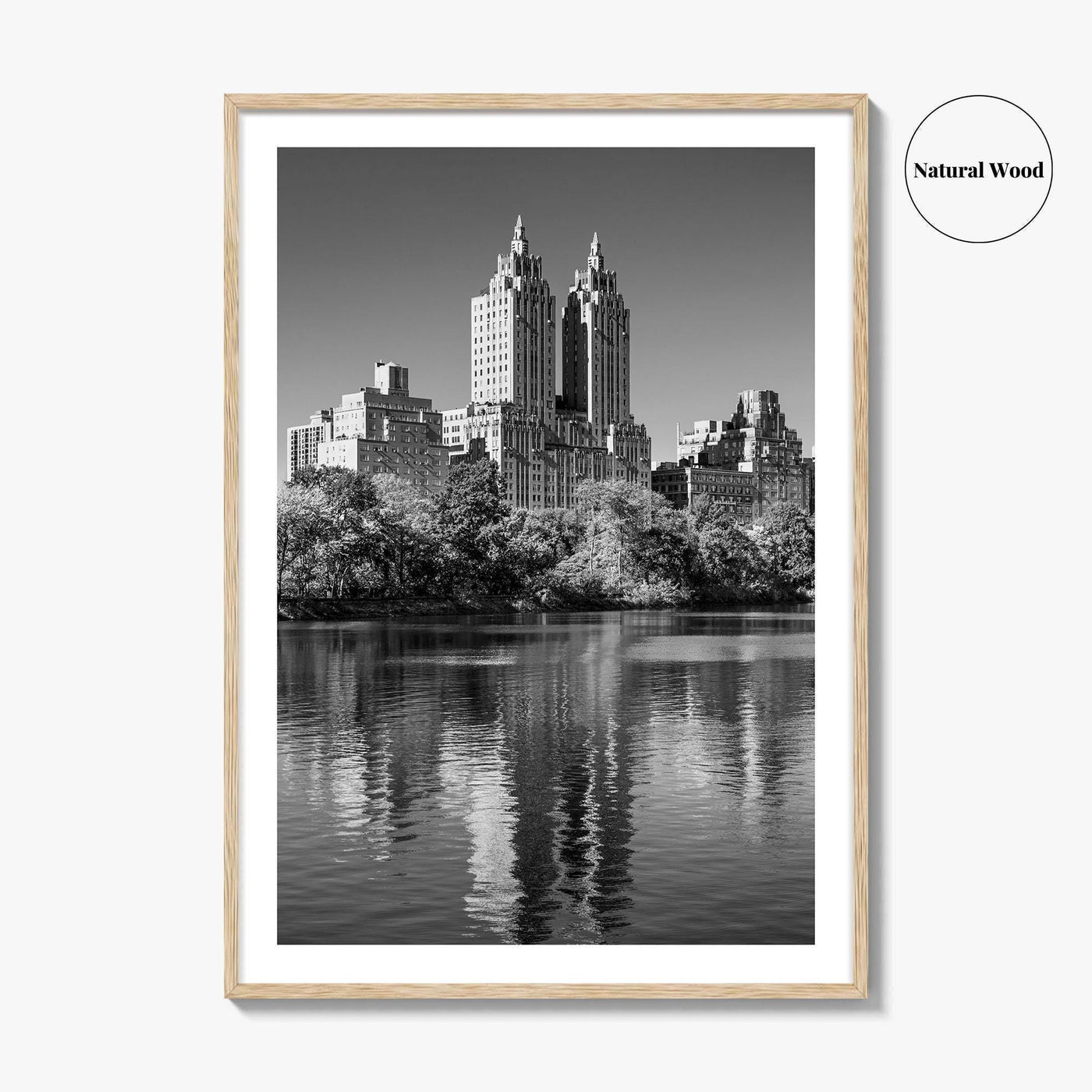 Upper West Side Black and White Fine Art Photo Print, Central Park NYC Poster