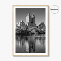 Upper West Side Black and White Fine Art Photo Print, Central Park NYC Poster