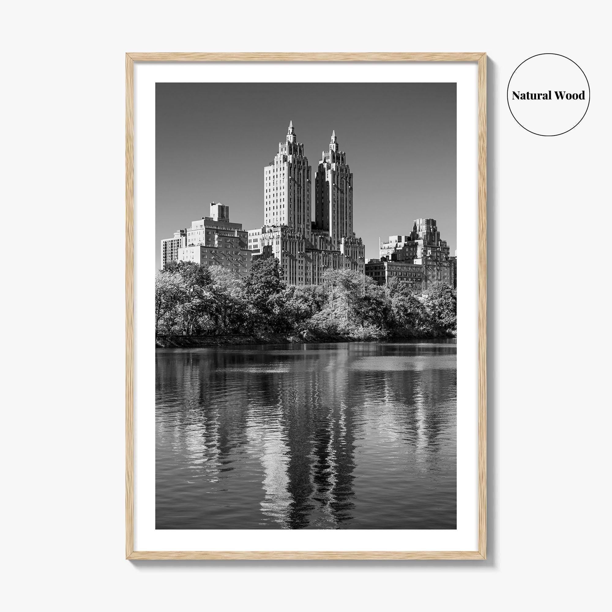 Upper West Side Black and White Fine Art Photo Print, Central Park NYC Poster