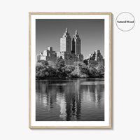 Upper West Side Black and White Fine Art Photo Print, Central Park NYC Poster