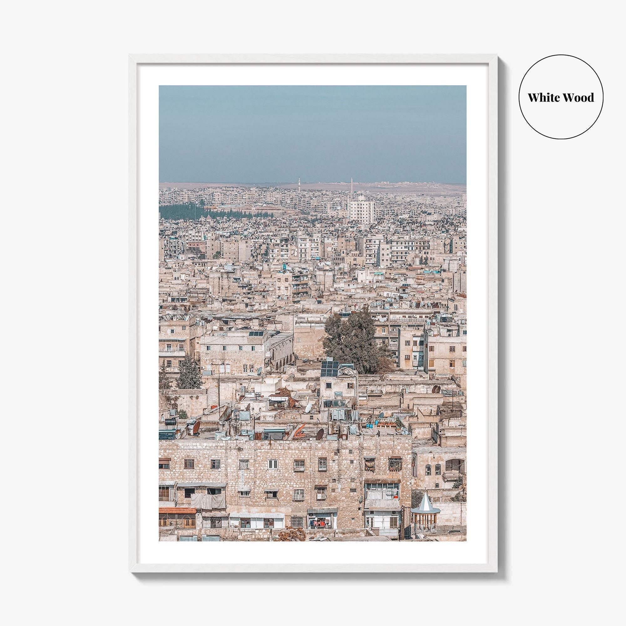 Aleppo Fine Art Photo Print, Citadel View, City View, Syria, Wall Decor, Poster