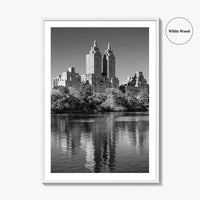 Upper West Side Black and White Fine Art Photo Print, Central Park NYC Poster