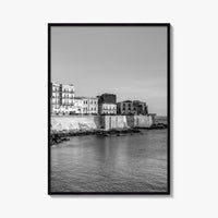 Syracuse Italy Black and White Fine Art Photo Print, Siracusa Sicily Ortigia Wall Poster