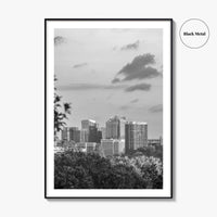 Northern Virginia Black and White Fine Art Photo Print, Washington DC, USA Wall Poster