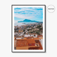 Altea Skyline Fine Art Photo Print, Alicante, Costa Blanca Spain Wall Decor Poster