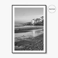 Taghazout Black and White Fine Art Photo Print, Morocco Poster, Agadir Coast Wall Decor