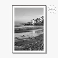 Taghazout Black and White Fine Art Photo Print, Morocco Poster, Agadir Coast Wall Decor