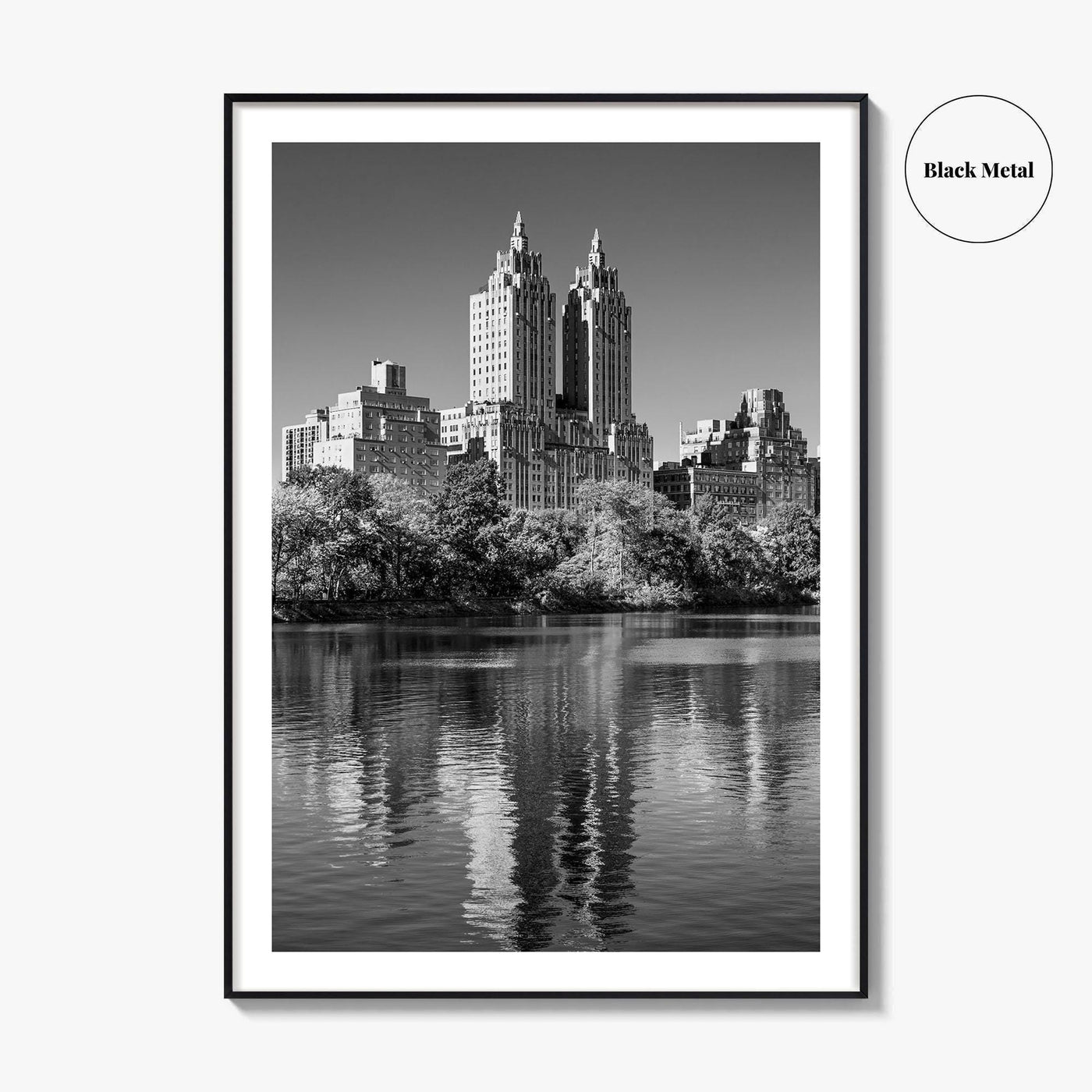 Upper West Side Black and White Fine Art Photo Print, Central Park NYC Poster