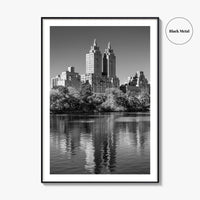 Upper West Side Black and White Fine Art Photo Print, Central Park NYC Poster