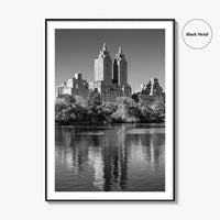 Upper West Side Black and White Fine Art Photo Print, Central Park NYC Poster