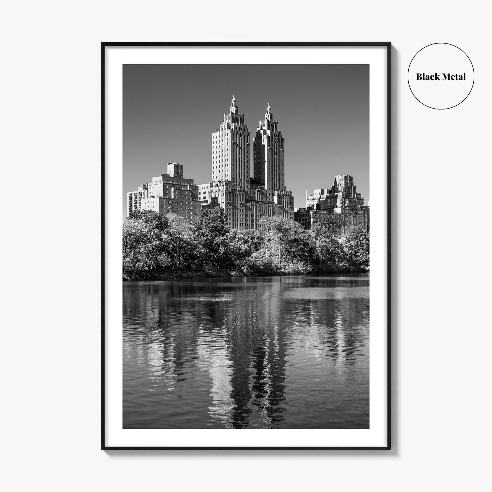 Upper West Side Black and White Fine Art Photo Print, Central Park NYC Poster