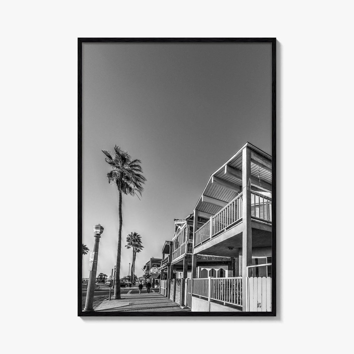Newport Beach Black and White Fine Art Photo Print, Orange County, California Coastal Poster