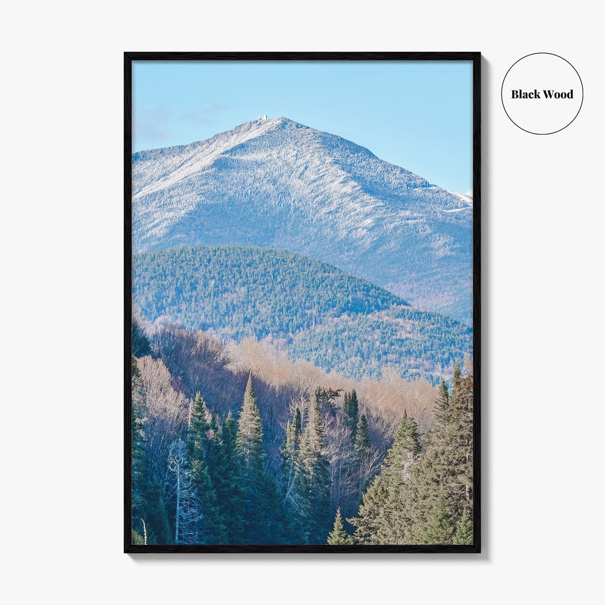 Whiteface Mountain Fine Art Photo Print, Adirondacks, Lake Placid, New York, Wall Decor Poster