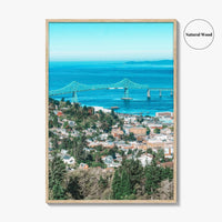 Astoria Oregon Fine Art Photo Print, Megler Bridge, Columbia River, Wall Decor, USA