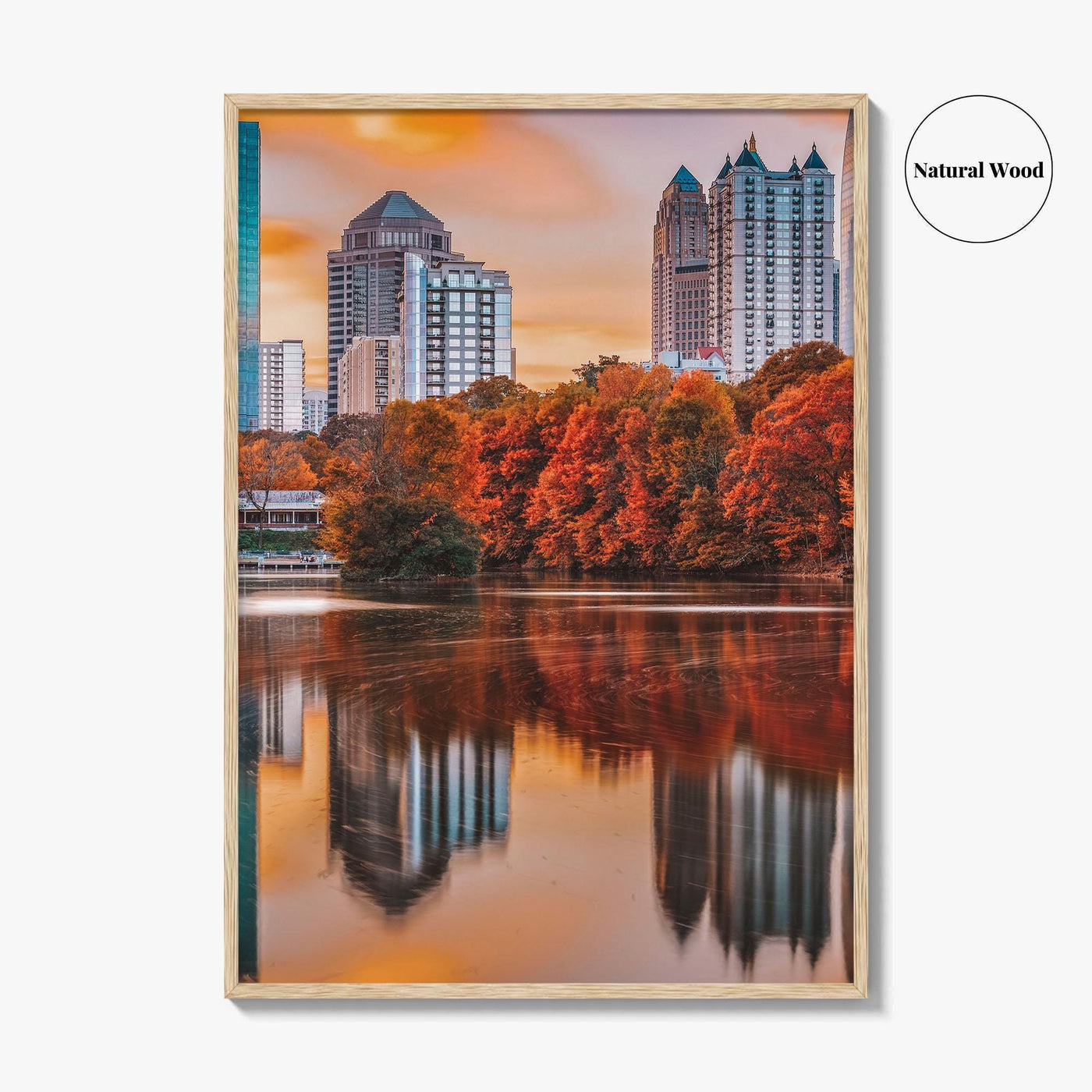 Atlanta Skyline Fine Art Photo Print, Piedmont Park, Georgia USA Wall Poster