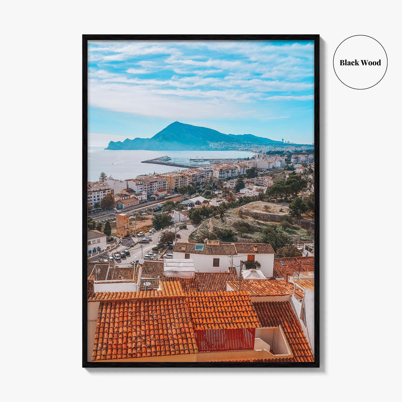 Altea Skyline Fine Art Photo Print, Alicante, Costa Blanca Spain Wall Decor Poster