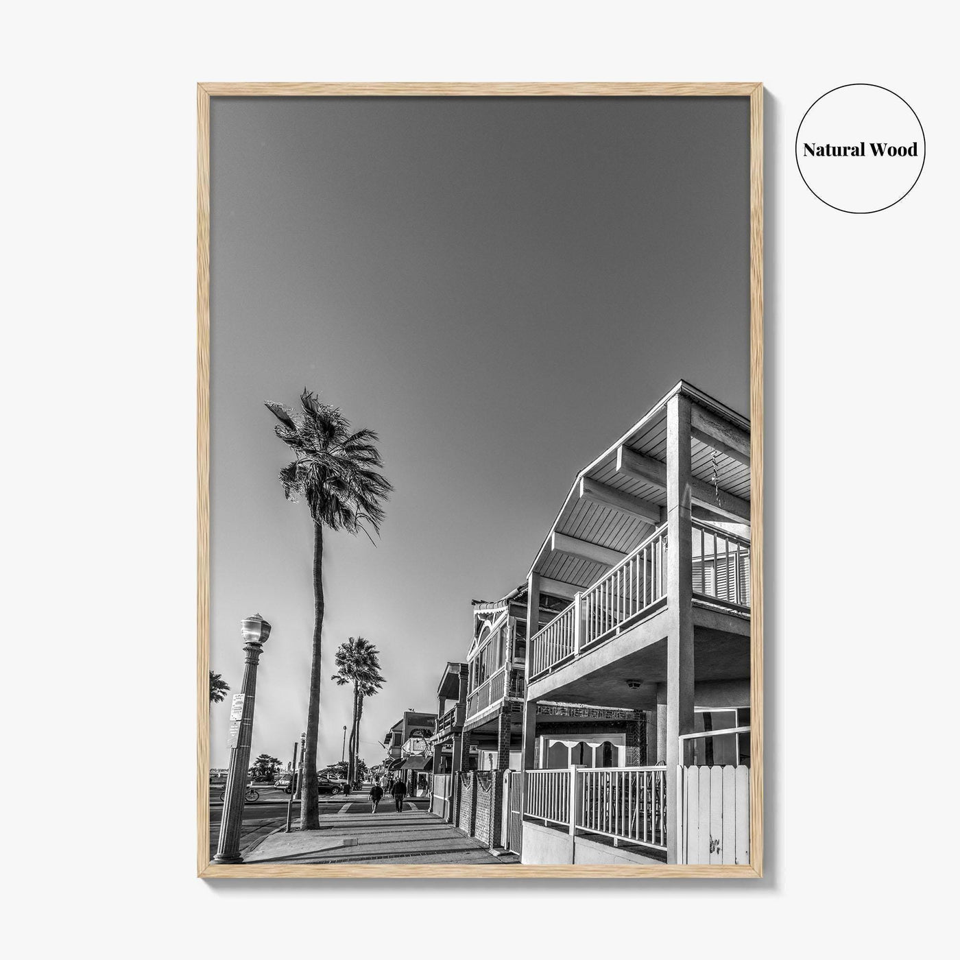 Newport Beach Black and White Fine Art Photo Print, Orange County, California Coastal Poster