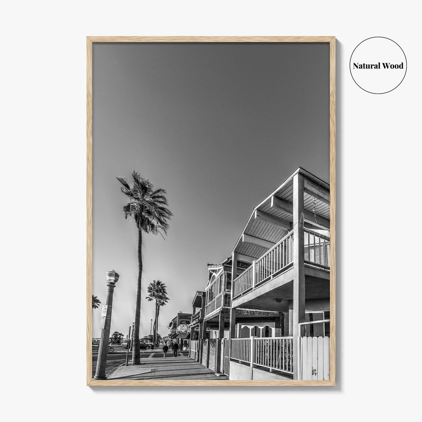 Newport Beach Black and White Fine Art Photo Print, Orange County, California Coastal Poster